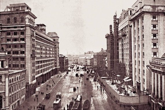 Охотный ряд. Москва, сер. 1930-х.
